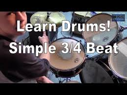 how to play drums 3 4 beat you