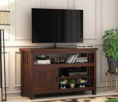 willis sheesham wood tv unit with
