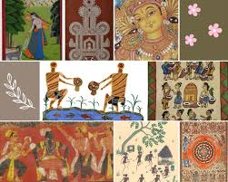 Traditional handmade paintings and tribal folk art of India |  Paintphotographs