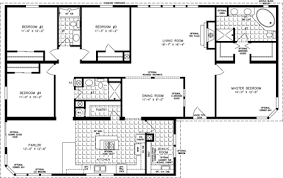 The width of single wide at 902 square feet, the 3 bedroom version of the previous floor plan is also from clayton homes. 4 Bedroom Manufactured Homes Jacobsen Homes