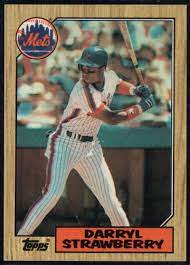 Key 1988 topps baseball cards: Amazon Com 1987 Topps 460 Darryl Strawberry Mets Mlb Baseball Card Nm Mt Collectibles Fine Art