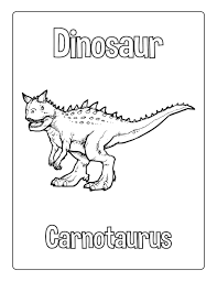 dinosaurs coloring pages for kids with