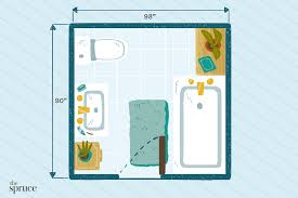 bathroom layout from these floor plans