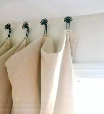 Diy Drop Cloth Curtains With A Twist