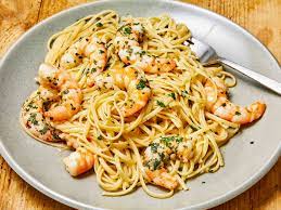 shrimp sci with pasta recipe