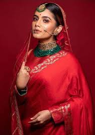 red saree looks for the brides archives