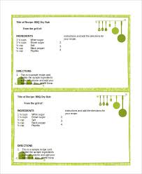 Word Recipe Template 6 Free Word Documents Download Free Recipe