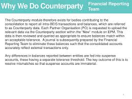 Counterparty User Guide Financial Reporting Team Ppt Download