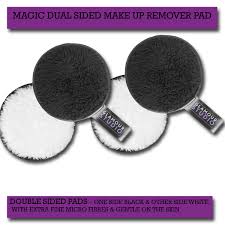 4pcs reusable makeup remover pads dual