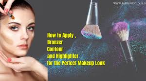 how to apply bronzer contour and