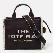 Marc Jacobs Black Fabric Medium The Tote Bag