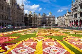 brussels flower carpet travel