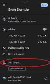 how to send a google calendar invite