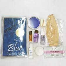 blue person makeup kit old style