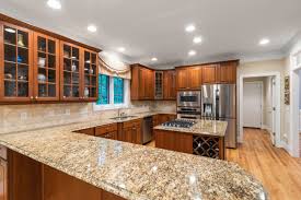 how to style brown granite countertops