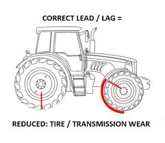 lead lag tractor tire calculation