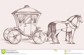 This coloring sheet features a mommy horse and her foal enjoying some time together. Horse Drawn Carriage Coloring Pages