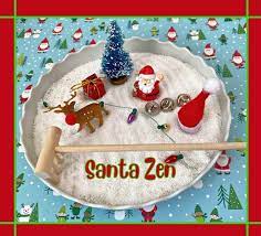 Mini Diy Zen Garden Kit Santa