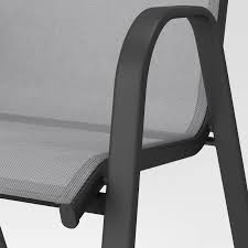 Sling Stacking Chair Gray Room