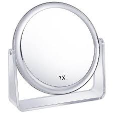 1x 7x magnifying makeup mirror for desk