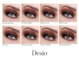 Desio Color Contacts Chart Contacts Specifically Made To