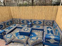 Arabic Sofa Set Blue Sofa L Shape