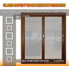 Safety Stickers Glass Windows Doors 015