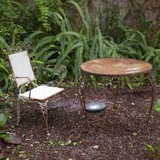 Vintage Garden Tea Table In Wrought