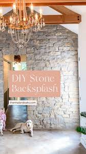 Diy Stone Backsplash Thermaland Oaks