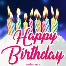 Happy birthday pic with candle. New Animated Birthday Cake With Candles Download On Funimada Com