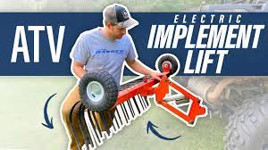 homemade landscape rake with electric