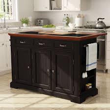 Homemakers love islands in their kitchens for so many reasons. Charlton Home Bunbury Large Kitchen Island With Granite Top Reviews Wayfair