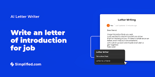 write letter of introduction for job in