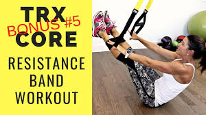 trx core workout with banded