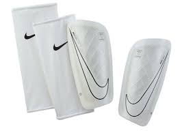 Nike Mercurial Lite Hard Shell Shin Guard Sp2086 100 White Size M 100 Authentic