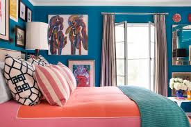 caribbean colors in a small bedroom