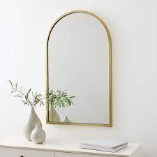 Metal Frame Arched Wall Mirror 22 1 W