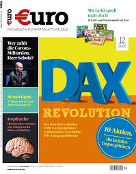Not by chasing the possibilities of tomorrow, but by creating them. Euro Ausgabe 12 2020