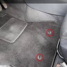 car floor mat hooks retention hold