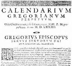 The Julian And Gregorian Calendars