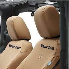 Custom Personalized Jeep Wrangler Seat