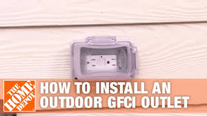 outdoor gfci electrical outlet