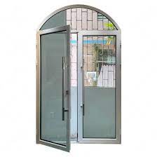 French Tempered Glass Entry Door