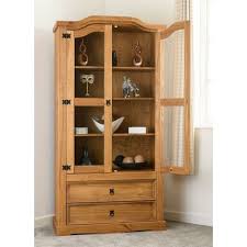 Wood And Glass Display Unit