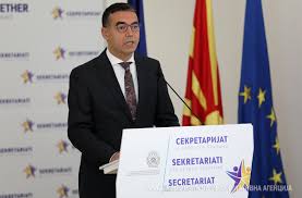 Clément beaune, secrétaire d'état chargé des affaires européennes: North Macedonia Dimitrov Heads To Paris In Support Of First Eu Intergovernmental Conference