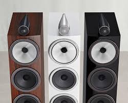 three floorstanding speakers