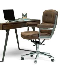 It's best to consider your surroundings when picking the color and design of a desk chair and pick something that will go nicely with the decor. Wyndenhall Ross Swivel Adjustable Executive Computer Office Chair In Chocolate Brown Walmart Com Walmart Com