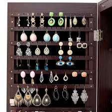 Wall Mounted Jewelry Armoire Rustic