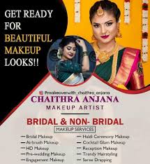 chaithra bridal makeup artist in
