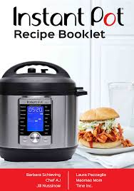 Grab your recipe book today and begin to collect your favorite recipes! Recipe Booklet Instant Pot